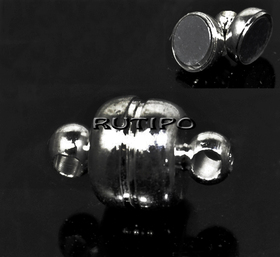 Застежка магнитная Gunmetal 11*7мм, шт