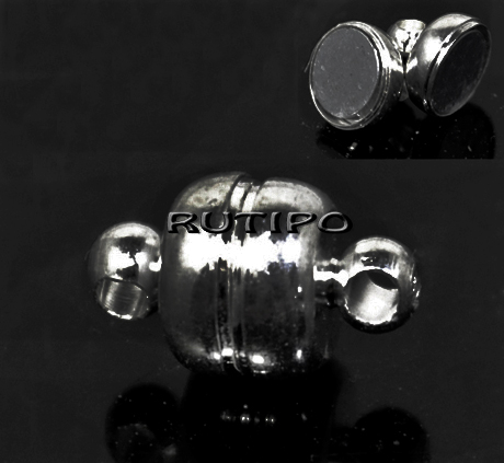 Застежка магнитная Gunmetal 11*7мм, шт