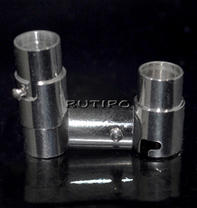 Magnetic clasp, Stainless Steel, 19*8mm (size 6mm), pcs.