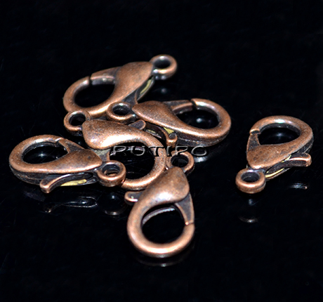 Карабин Antique copper, 14*8мм, шт