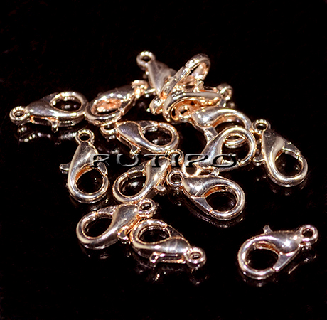 Карабин Rose gold, 10*6мм, шт