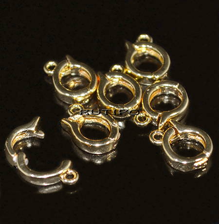 Застежка 18K Gold Plated, 9.5*7*2.5мм, шт