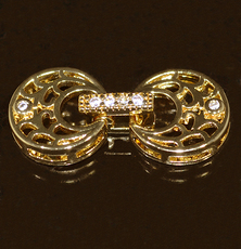 Застежка Golden CZ 27*13мм, шт