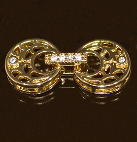 Застежка Golden CZ 27*13мм, шт
