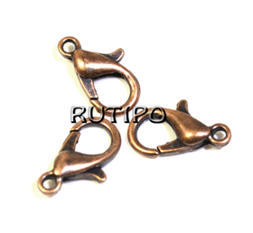Карабин Antique copper 12*7мм, шт