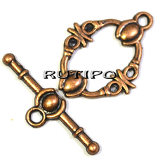 30шт, Тоглы Antique copper 25*22мм
