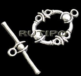 Тогл Antique Silver 30*20мм, шт