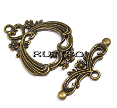 Bronze toggle 38*36mm, set