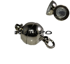 Gunmetal magnetic clasp 14*8mm, pcs