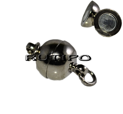 Застежка магнитная Gunmetal 14*8мм, шт