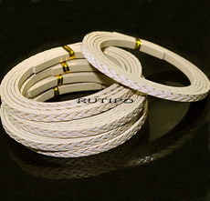 Шнур ПУ кожа, Beige 5*2мм, 1.2м