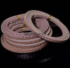 Шнур ПУ кожа, DarkBrown 5*2мм, 1.2м