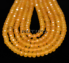 Rondel bead Jadeite 4 * 2mm, low 35cm (approx. 120pcs)