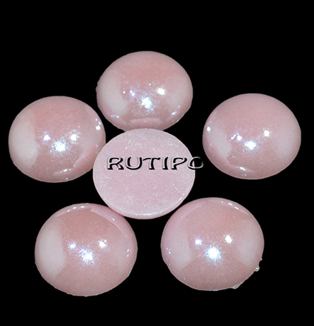 Кабошон керамический Pink 14*5мм, шт