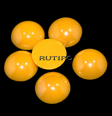 Кабошон керамический Yellow 14*5мм, шт