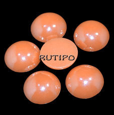 Ceramic cabochon Coral 14*5mm, pcs.