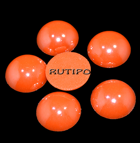 Кабошон керамический Orange 14*5мм, шт