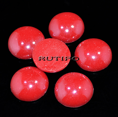Кабошон керамический Red 14*5мм, шт