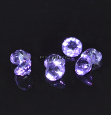 Faced amethyst 3mm, pcs
