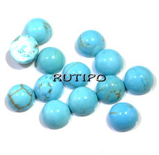 Natural Howlite cabochon 6*4mm, pcs