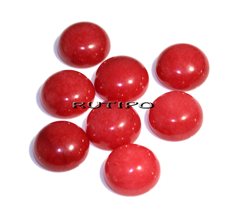 Кабошон Жадеит Red, 12*5мм, шт