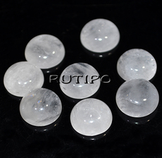 Cabochon Quartz 12*5mm, pcs.