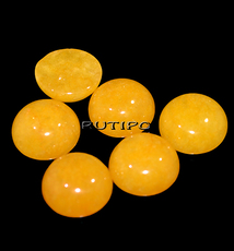 Cabochon Jadeite Gold 12*5-6mm, pcs.