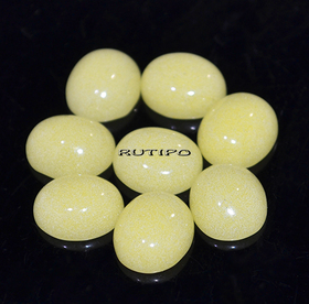 Кабошон Жадеит Yellow 12*10*5мм, шт