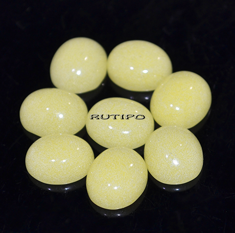 Кабошон Жадеит Yellow 12*10*5мм, шт