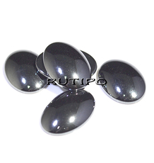 Cabochon Hematite 14*10*3mm, pcs.