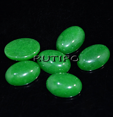 Cabochon Malaysian Jadeite 18*13*6mm, pcs