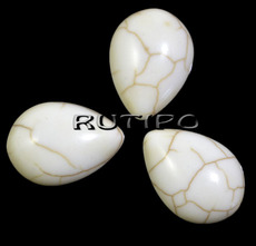 Howlite cabochon 18*13*6.5mm, pcs