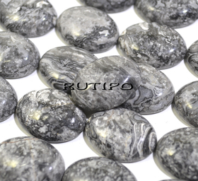 Cabochon Oceanic Jasper 20*15*7mm, pcs