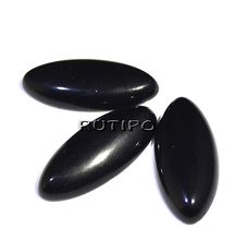Cabochon Obsidian 27*12*5mm, pcs.