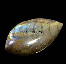 Cabochon Spectrolite 42*23*7mm, pcs
