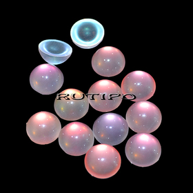 Кабошон Multicolor-pink 8*4мм, шт