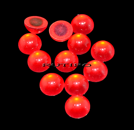 Кабошон Red 8*4мм, шт