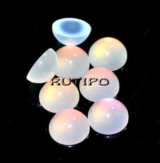 Кабошон Multicolor-White 8*4мм, шт