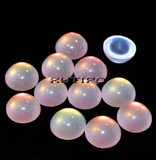 Кабошон Multicolor-pink 10*5мм, шт