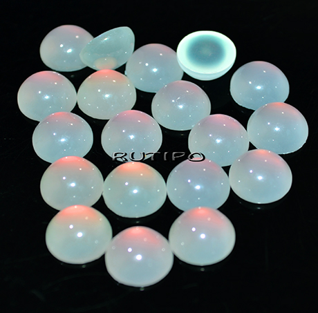 Кабошон Multicolor-LightBlue 10*5мм, шт