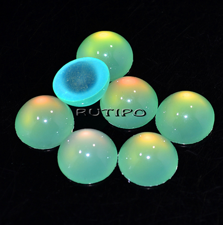 Кабошон Multicolor-cyan 12*6мм, шт