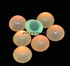 Кабошон Multicolor-Yellow 12*6мм, шт