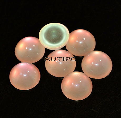 Кабошон Multicolor-LemonChiffon 12*6мм, шт