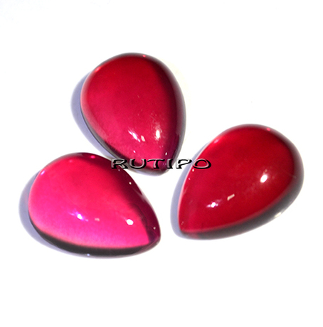 Кабошон MediumVioletRed, 18*13*7мм, шт