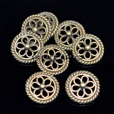Double-sided bronze connector 11*4mm, 100pcs