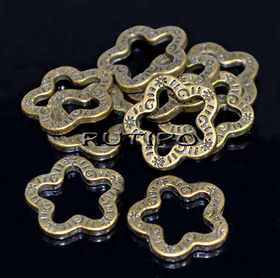 50шт, Коннекторы Antique Bronze 15мм
