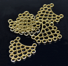 Bronze connector, 24mm, 20pcs