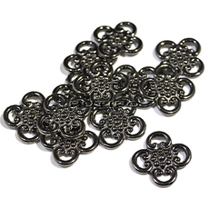100шт, Коннектор Gunmetal 13мм