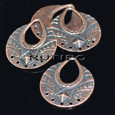 Коннектор Antique copper, 25*23мм, шт