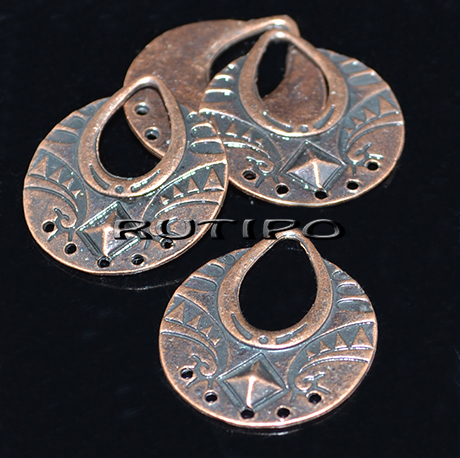 Коннектор Antique copper, 25*23мм, шт